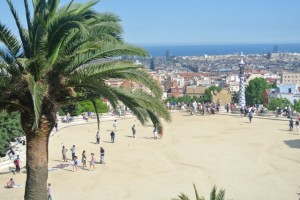 view over Park Guell