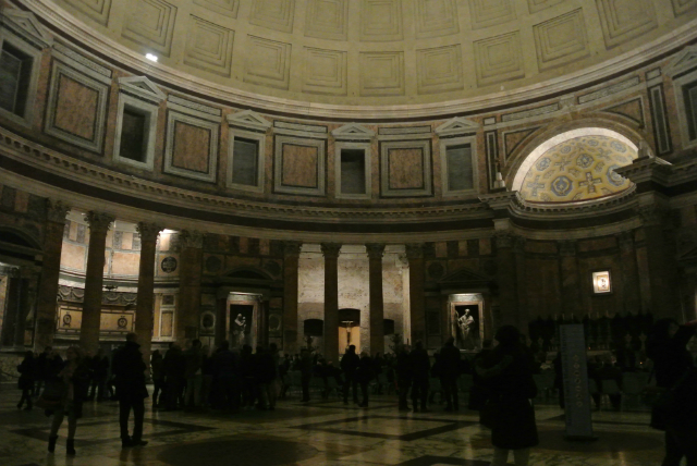 Rome Pantheon from the inside