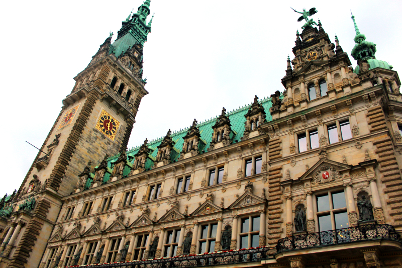 city hall in Hamburg