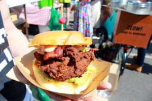 Butchies Burger at Broadway Market in London