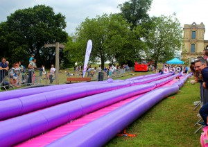 water slide at Alexandra Park in London