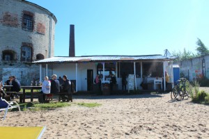 Beach bar at Patarei Prison in Tallinn