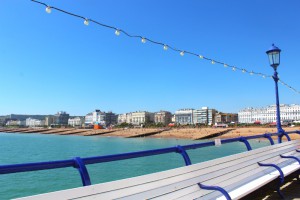 view from Eastbourne promenade