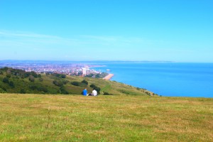 view over Eastbourne