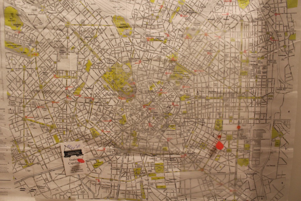 map of Milan