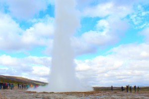 strokkur geyser in Iceland