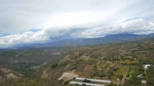 Bus to border crossing of Ecuador and Colombia