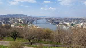 View from Gellert Hill in Budapest