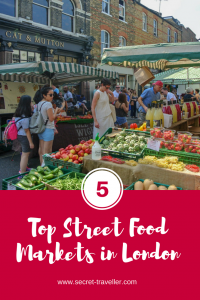 Top 5 Street Food Markets in London