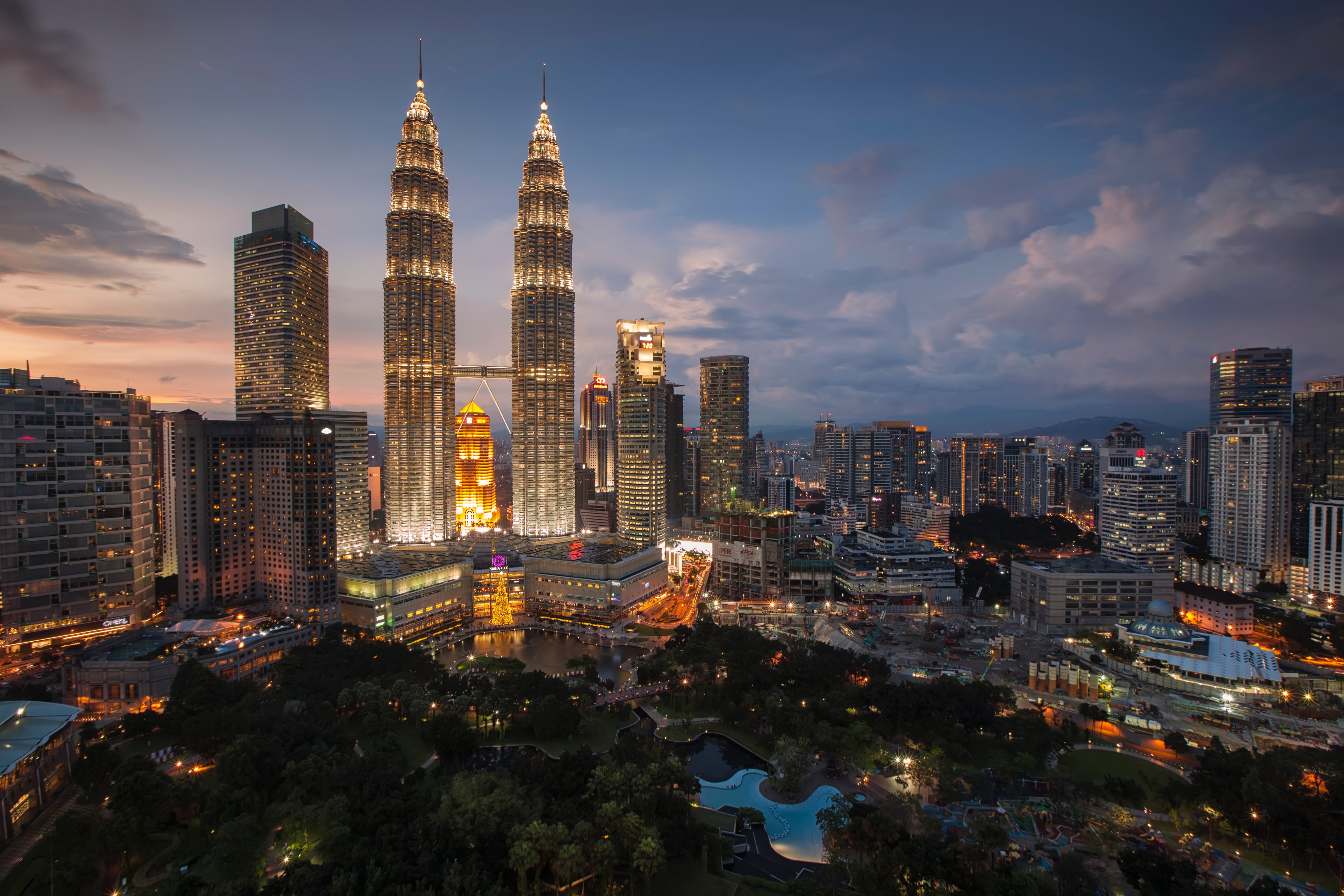 View over Kuala Lumpur, Malaysia