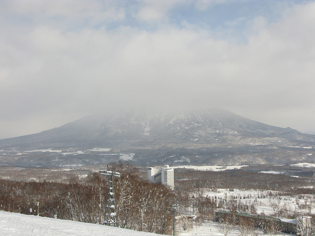 view over Niseko