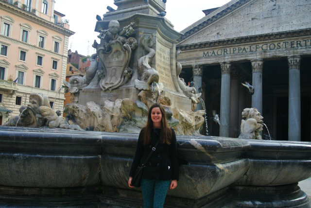 me at the Pantheon