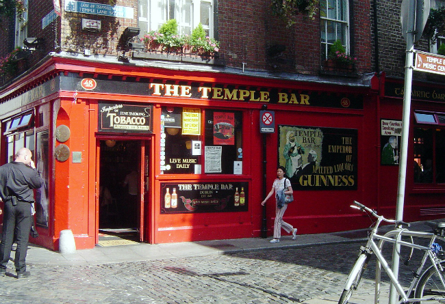 temple bar in Dublin