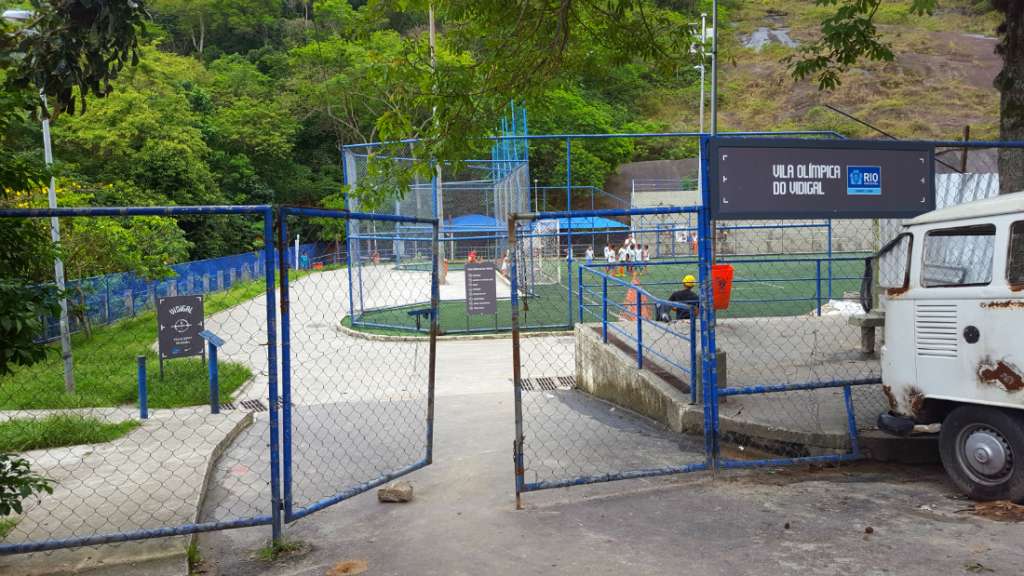 Entrance to Morro Dois Irmãos