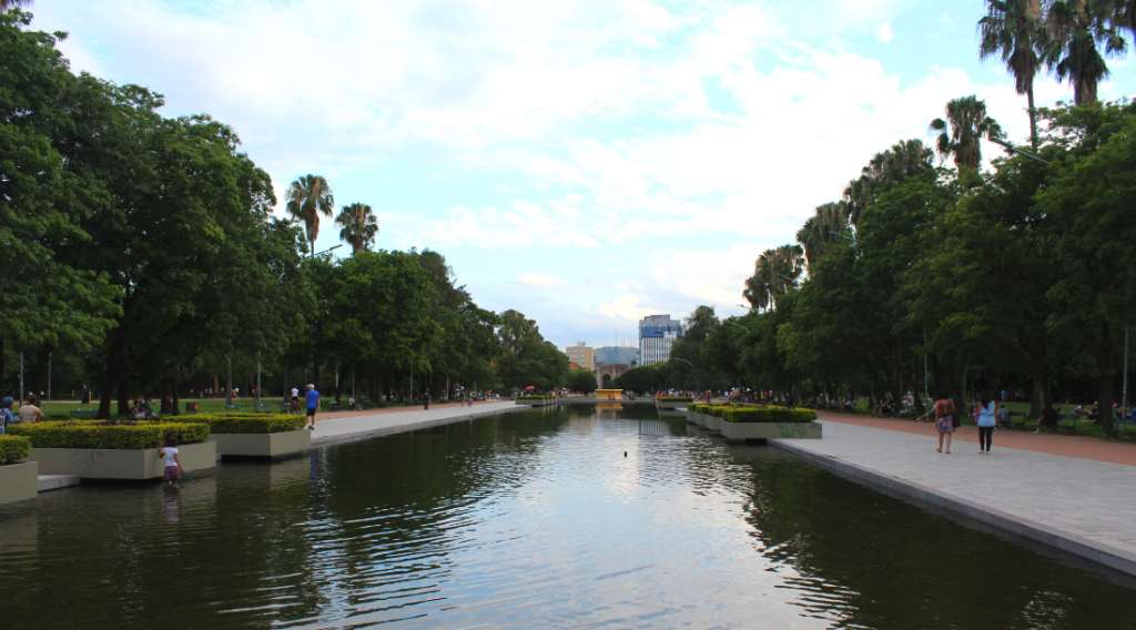 Park in Porto Alegre, Brazil