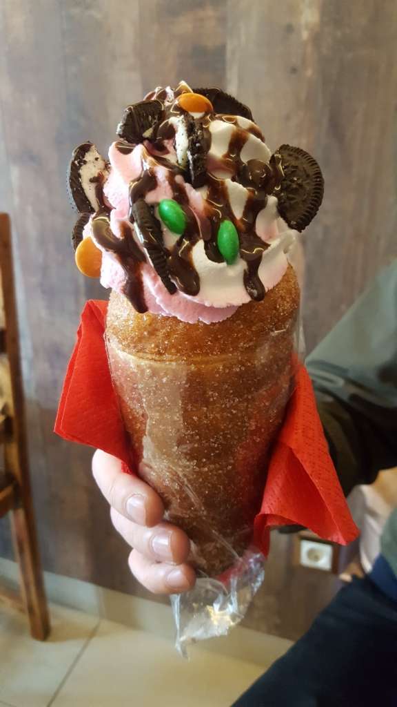 Chimney cake in Budapest