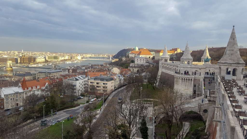 Castle district in Budapest