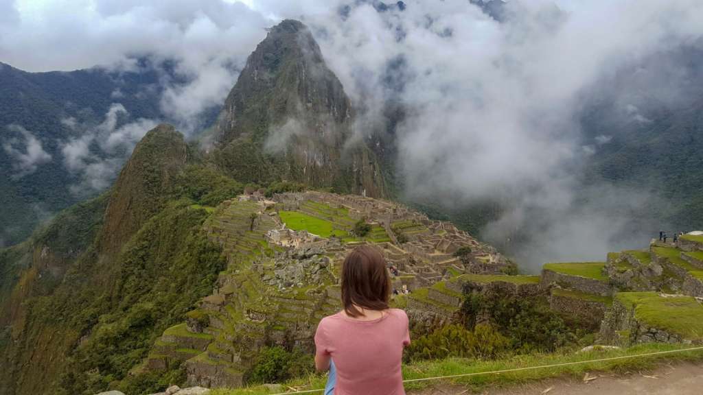 view over Machu Picchu